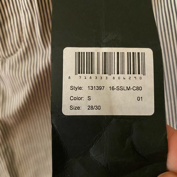 🆕 Scotch & Soda Stretch Pinstripe Chino - Picture 5 of 12